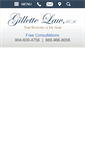 Mobile Screenshot of gillettelaw.com