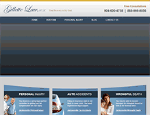 Tablet Screenshot of gillettelaw.com
